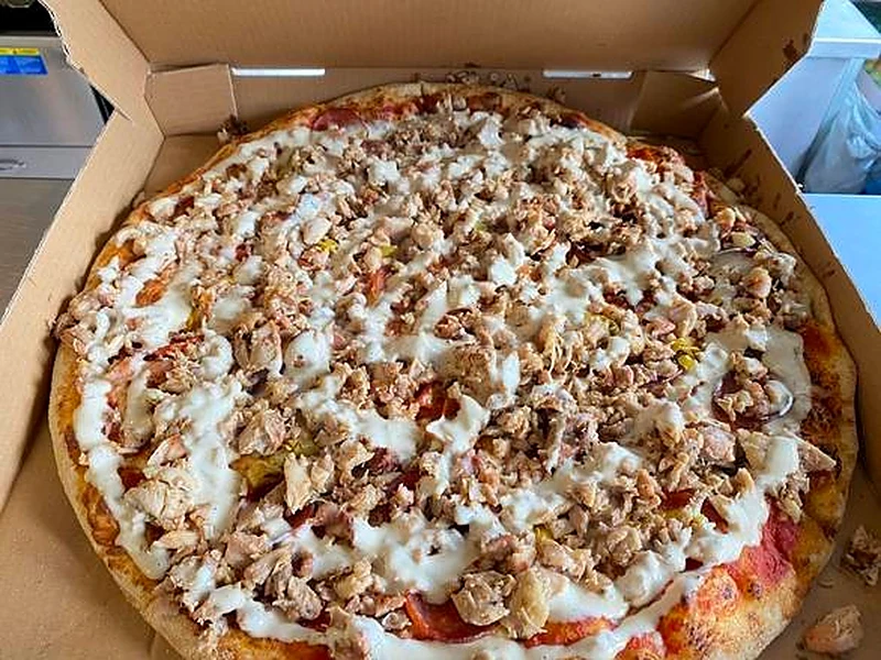 Chicken Shawarma Pizza at Great Canadian Pizza & Butter Chicken Hut Macleod Trail Calgary
